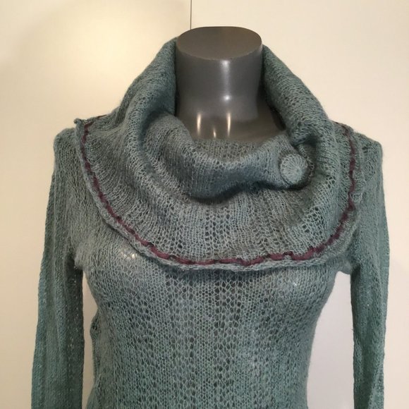 Industry Cowl Neck Knit Sweater Size M - Picture 2 of 11